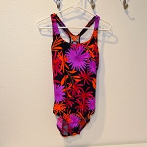 Speedo Hawaiian Print Swimsuit Size 14